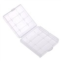 Transparent Battery Box Holder Portable Battery Sh