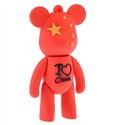 1GB Red Momo Bear USB Flash Drive Flash Memory U D