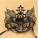 Plated Color Pattern Mask Crown Mask for Christmas