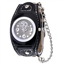 Cool Rivet Style Wrist Watch with Chain Decoration