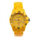 Sports Style Plastic Watch Modern Wrist Watch (Yel