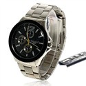 Stylish Male Stainless Steel Watchband Quartz Wris