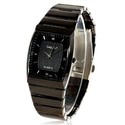 Stylish Stainless Steel Watchband Quartz Wrist Wat