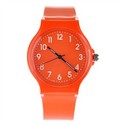 Solid Color Sport Wrist Watch with Round Dial (Ora