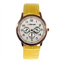 Decent Unisex Wrist Watch Quartz Watch with Round 