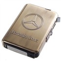 Metallic Cigarette Case with Butane Jet Torch Ligh