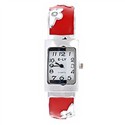 Floral Bracelet Style Wrist Watch Metal Watch with