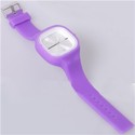 Elegant Soft Plastic Wrist Watch Square Shape Spor