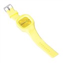 Soft Plastic Wrist Watch Square Shape Sports Watch