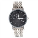 Men&#39;s Quartz Wrist Watch with Round Dial & Met