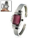 Feminine Bracelet Quartz Wrist Watch with Round Di