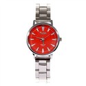 Quartz Wrist Watch with Round Dial & Metal Watch B