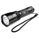 Water-proof Metal Flashlight with 145m Lighting Di