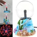 Lovely Dolphin Style Base Plasma Ball Table Touch 