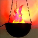 Fake Fire Electric Brazier with Light & Burning Fl