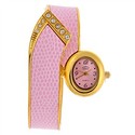 Rhinestones Quartz Wrist Watch with Metal Band for