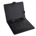 9.7-inch Tablet PC Leather Sheath Case with Keyboa