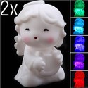 Cute Little Angel Shaped Color Changing LED Deskto