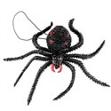 Soft Rubber Spider with Line for Halloween