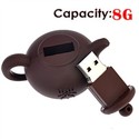 8G Rubber USB Flash Drive with Pot Shape