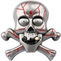 Spooky Sound Crossbones with Luminous Eyes & Cigar