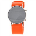 LED Wrist Watch with Round Dial & Silicone Watch S