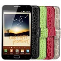 Crocodile Pattern PU Leather Skin Hard Protective 