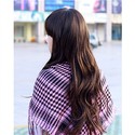 Long Wig Curly Hair Big Wave Curl with Front Strai