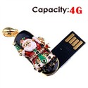 Durable 4GB USB Flash Memory Drive Santa Claus U D