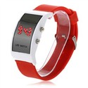 Chic LED Red Digital Light Display Wrist Watch wit