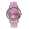 WoMaGe9729 Double-heart Style Dial Quartz Wrist Wa