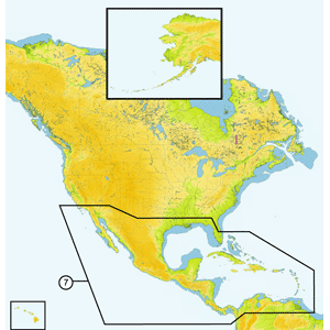 C-MAP NA-M027 SD CARD FORMAT CENTRAL AMERICA & CAR
