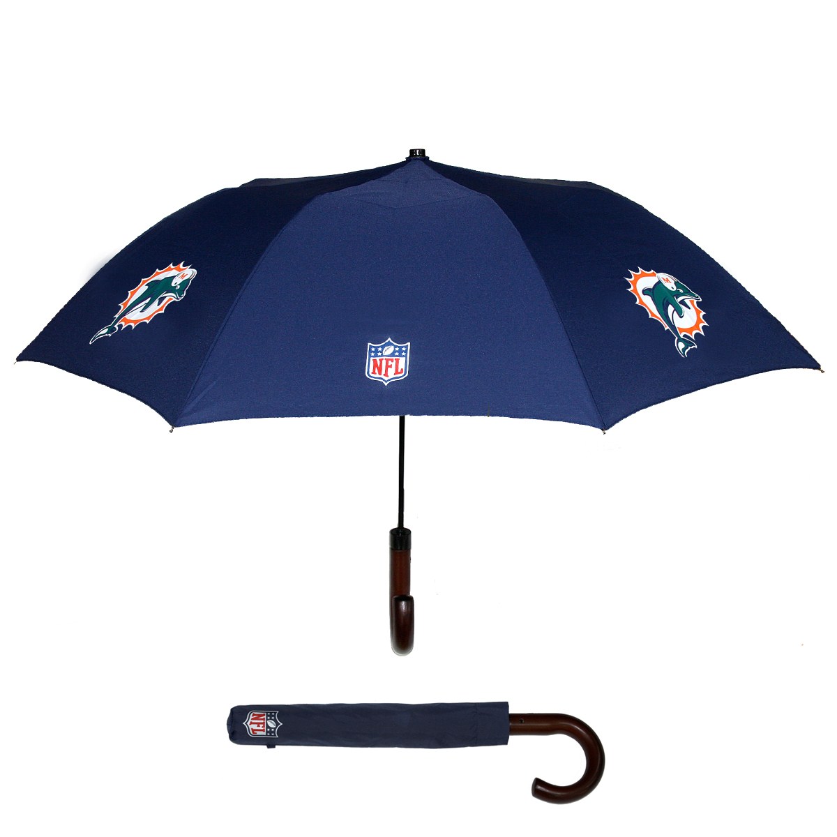 NFL Miami Dolphins Woody Umbrella