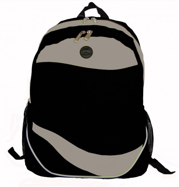 18" Multi Pocket Backpack - Black/Grey Case Pack 3