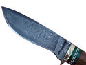 Pioneer Custom Made Damascus Steel Hunting Knife N