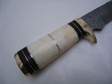 Pioneer Custom Made Damascus Steel Hunting Knife N