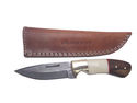 Pioneer Custom Made Damascus Steel Hunting Knife N