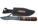 Pioneer Custom Made Damascus Steel Hunting Knife N