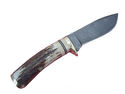 Pioneer Custom Made Damascus Steel Hunting Knife N