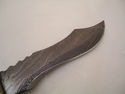 Pioneer Custom Made Damascus Steel Hunting Knife N