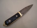  Pioneer Custom Made Damascus Steel Hunting Knife 