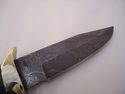 Pioneer Custom Made Damascus Steel Hunting Knife N