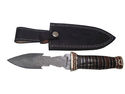 Pioneer Custom Made Damascus Steel Hunting Knife N