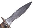 Pioneer Custom Made Damascus Steel Hunting Knife N