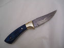 Pioneer Custom Made Damascus Steel Hunting Knife N