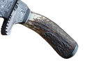 Pioneer Custom Made Damascus Steel Hunting Knife N