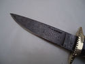 Pioneer Custom Made Damascus Steel Hunting Knife N