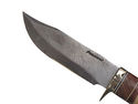  Pioneer Custom Made Damascus Steel Hunting Knife 