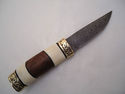 Pioneer Hand Made Damascus Steel Hunting Knife New