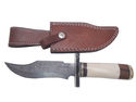  Pioneer Custom Made Damascus Steel Hunting Knife 